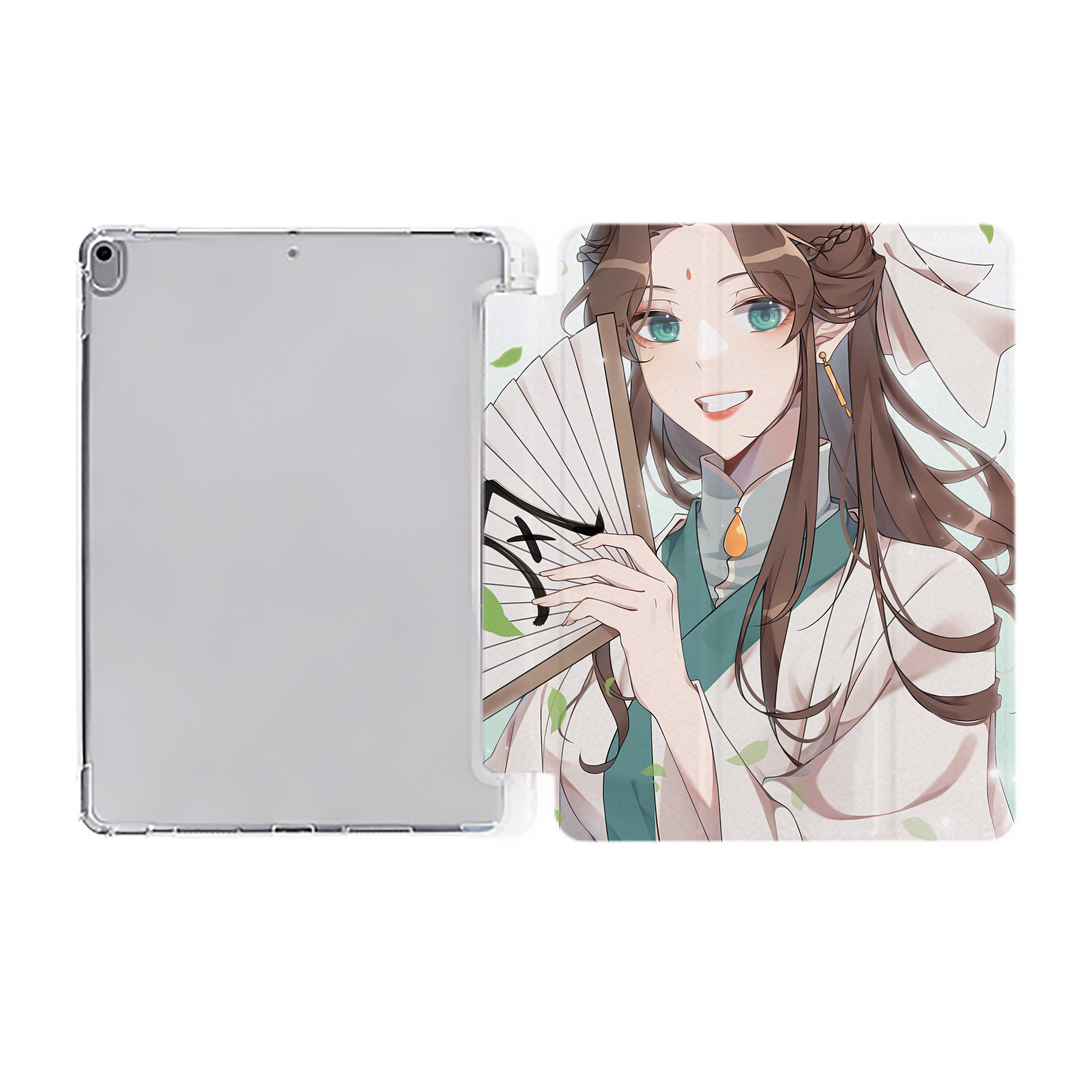 （画像用） 刀剣乱舞 Touken Ranbu IPad ケース ペン収納付き 三つ折りスタンド PUレザー×シリコン 対応機種9.5/10.5/10.9インチ